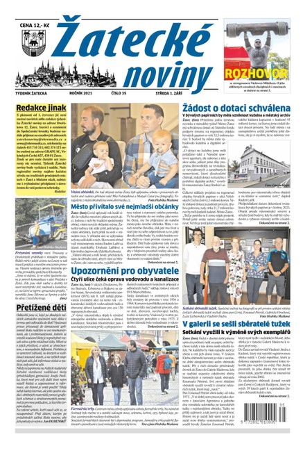 Žatecké noviny 35/2021