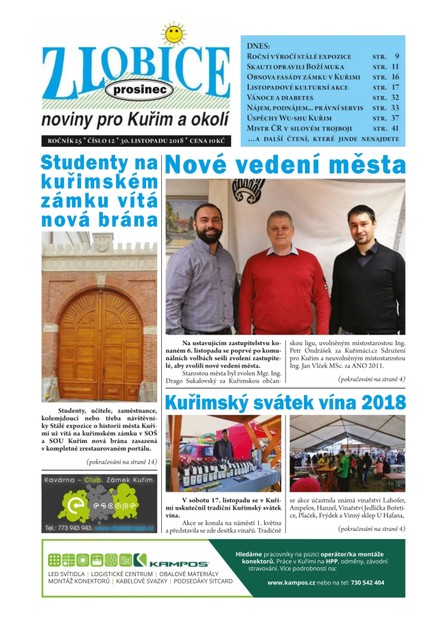 Zlobice – noviny pro Kuřim a okolí 12/2018