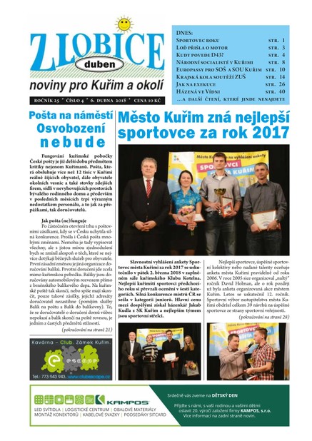 Zlobice – noviny pro Kuřim a okolí 4/2018