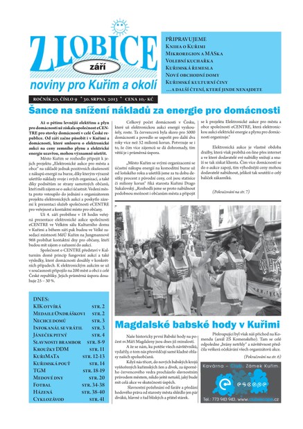 Zlobice – noviny pro Kuřim a okolí Zlobice - noviny pro Kuřim a okolí 9/2013