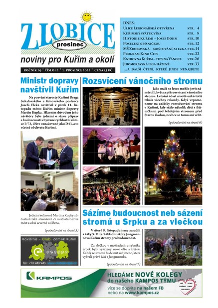 Zlobice – noviny pro Kuřim a okolí 12/2022