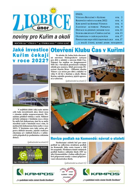 Zlobice – noviny pro Kuřim a okolí 2/2022