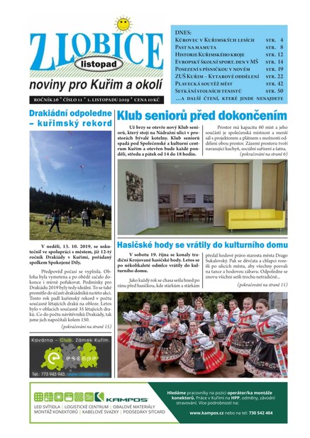 Zlobice – noviny pro Kuřim a okolí  11/2019