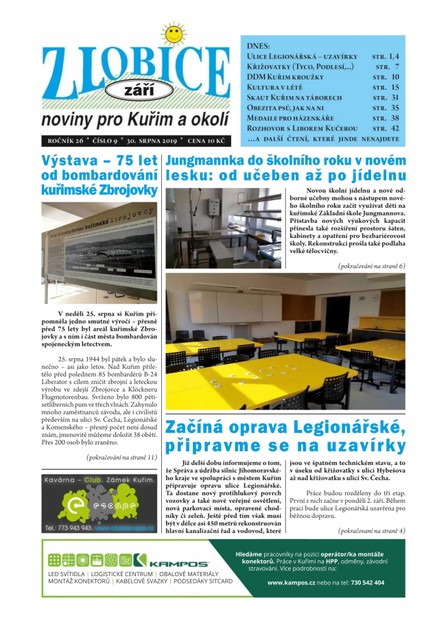 Zlobice – noviny pro Kuřim a okolí 9/2019