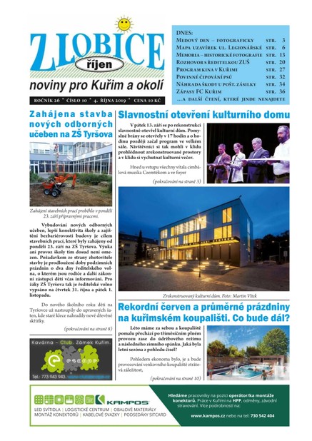 Zlobice – noviny pro Kuřim a okolí 10/2019