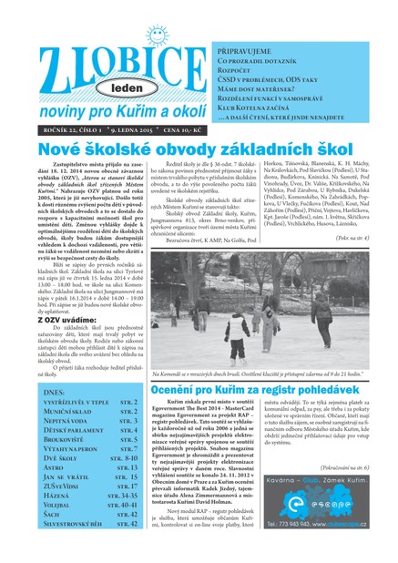 Zlobice – noviny pro Kuřim a okolí 1/2015