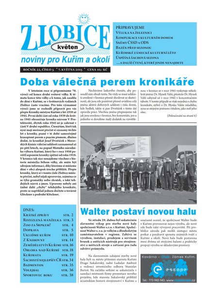 Zlobice – noviny pro Kuřim a okolí 5/2015