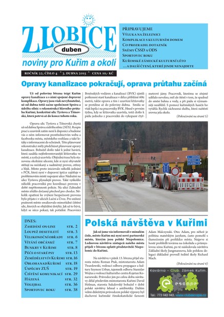 Zlobice – noviny pro Kuřim a okolí 4/2015