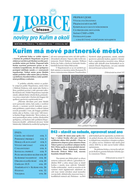 Zlobice – noviny pro Kuřim a okolí 3/2015