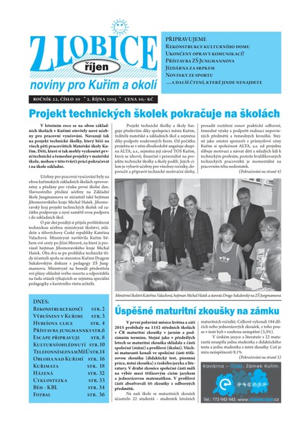 Zlobice – noviny pro Kuřim a okolí 10/2015