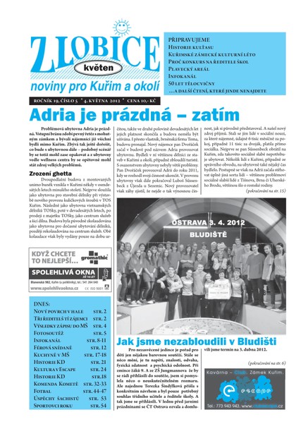 Zlobice – noviny pro Kuřim a okolí Zlobice - noviny pro Kuřim a okolí 5/2012