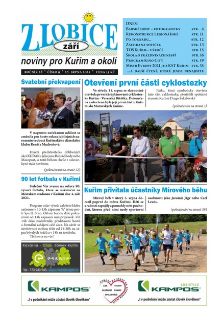 Zlobice – noviny pro Kuřim a okolí 9/2021