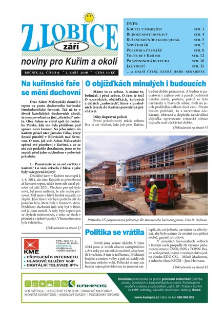 Zlobice – noviny pro Kuřim a okolí 9/2016