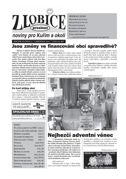 Zlobice – noviny pro Kuřim a okolí 12/2011