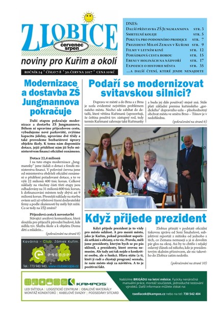 Zlobice – noviny pro Kuřim a okolí 7-8/2017