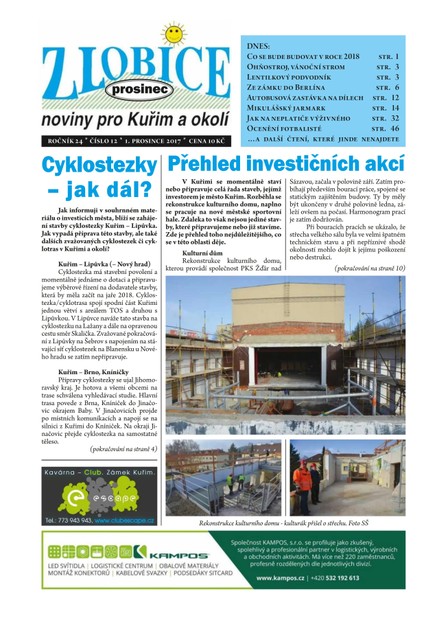 Zlobice – noviny pro Kuřim a okolí 12/2017