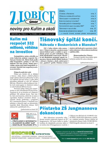 Zlobice – noviny pro Kuřim a okolí 2/2017