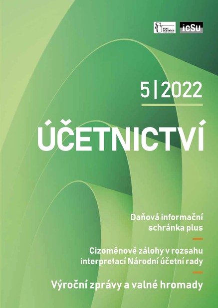 Účetnictví 5/2022