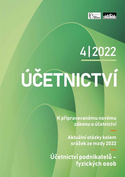 Účetnictví 4/2022