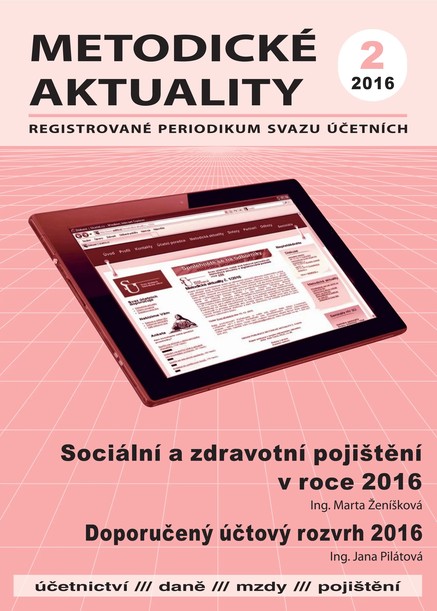 Metodické aktuality Svazu účetních 2/2016