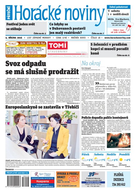 Horácké Noviny Pátek 4.3.2016 č.018