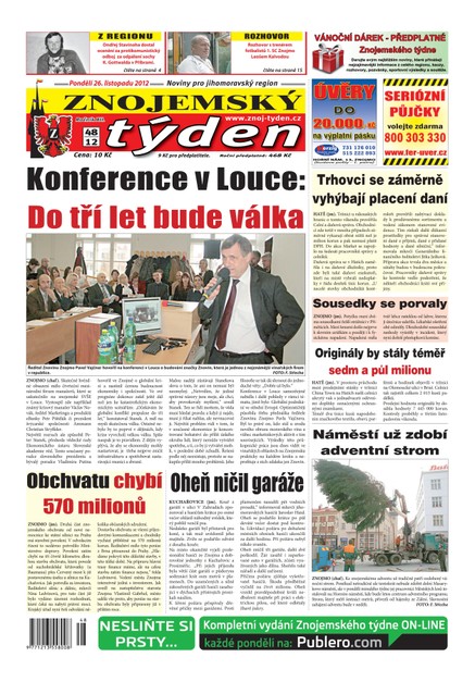 Znojemský týden Znojemský týden 48 - 2012