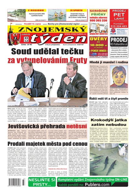 Znojemský týden Znojemský týden 33 - 2012