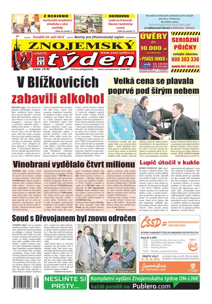 Znojemský týden Znojemský týden 39 - 2012