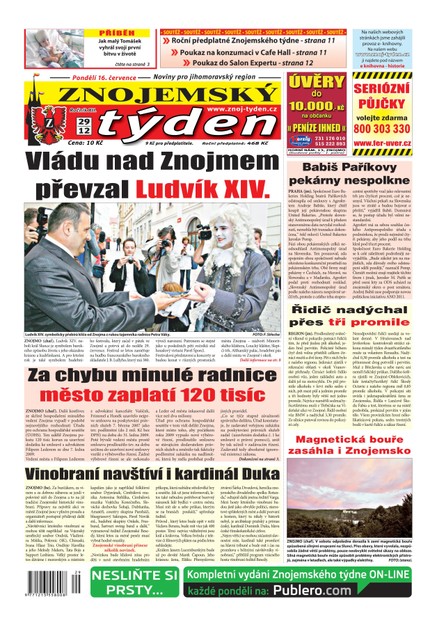 Znojemský týden Znojemský týden 29 - 2012