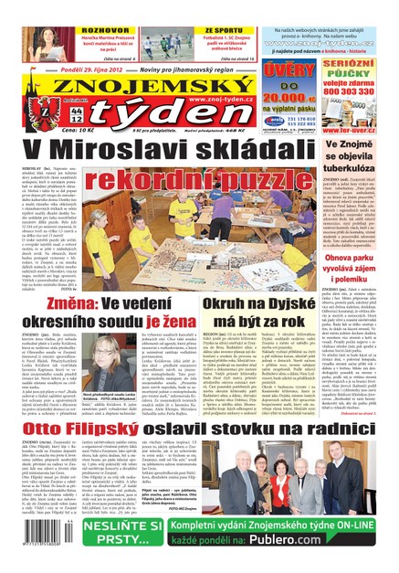 Znojemský týden Znojemský týden 44 - 2012