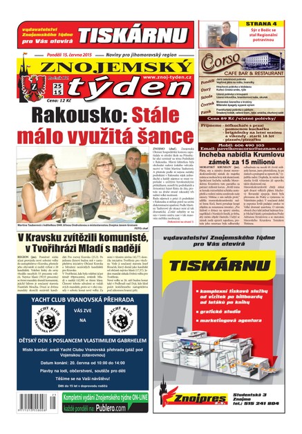 Znojemský týden Znojemský týden č. 25 / 2015