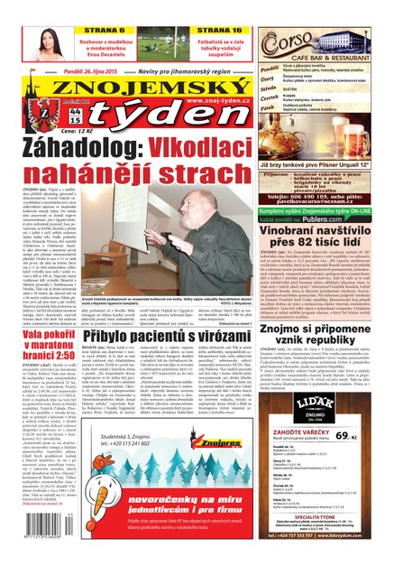Znojemský týden Znojemský týden č. 44 / 2015