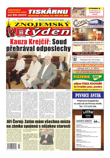 Znojemský týden Znojemský týden č. 33 / 2013