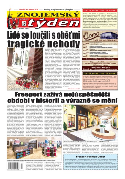 Znojemský týden Znojemský týden č. 14 / 2015
