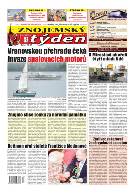 Znojemský týden Znojemský týden č. 13 / 2015