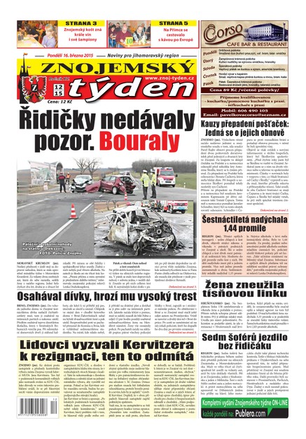 Znojemský týden Znojemský týden č. 12 / 2015