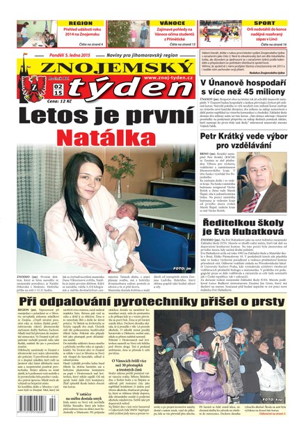 Znojemský týden Znojemský týden č. 02 / 2015