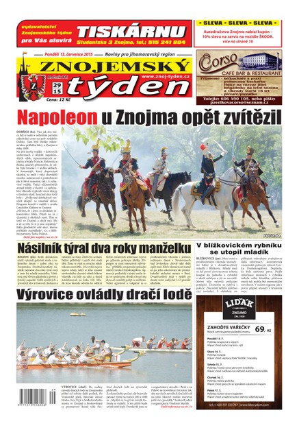 Znojemský týden Znojemský týden č. 29 / 2015