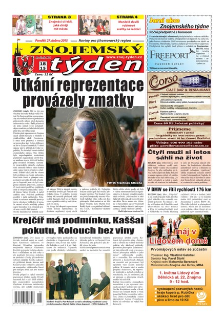 Znojemský týden Znojemský týden č. 18 / 2015