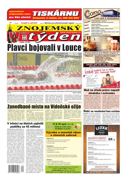 Znojemský týden Znojemský týden č. 39 / 2015