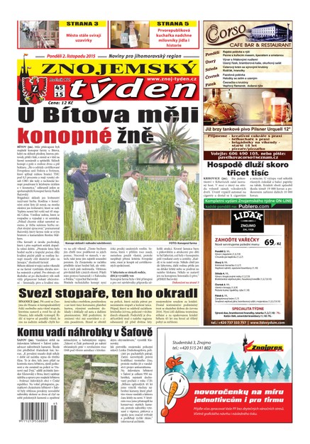 Znojemský týden Znojemský týden č. 45 / 2015