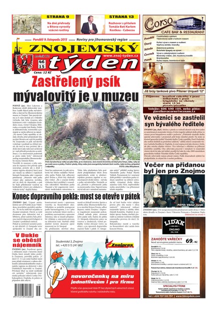 Znojemský týden Znojemský týden č. 46 / 2015
