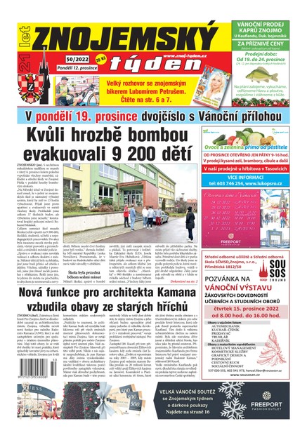 Znojemský týden Znojemský týden 50/2022