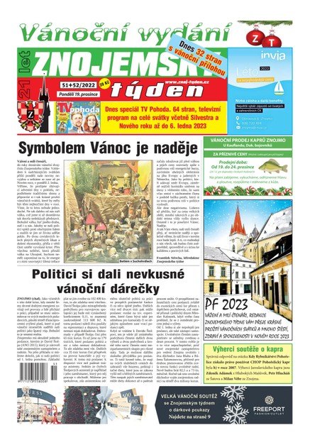 Znojemský týden Znojemský týden 51+52/2022