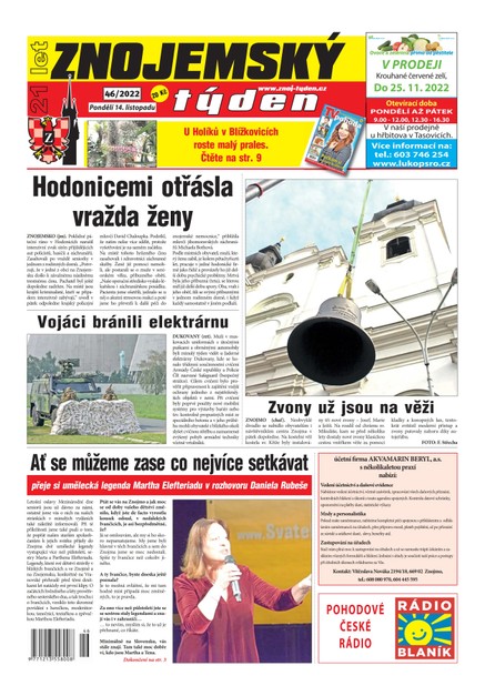 Znojemský týden Znojemský týden 46/2022