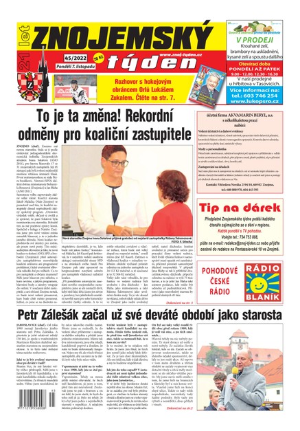 Znojemský týden Znojemský týden 45/2022