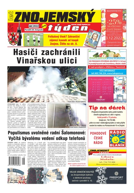 Znojemský týden Znojemský týden 48/2022
