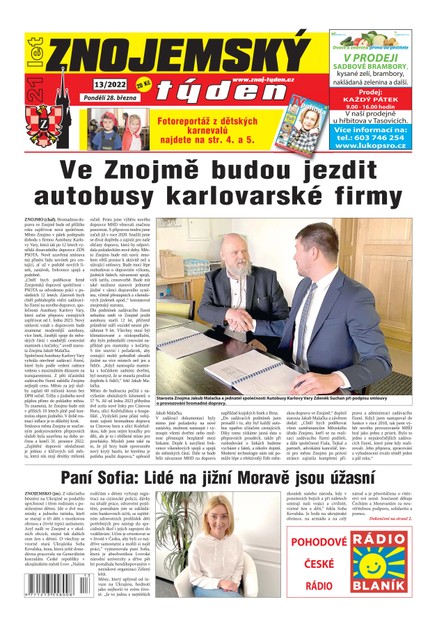 Znojemský týden Znojemský týden 13/2022