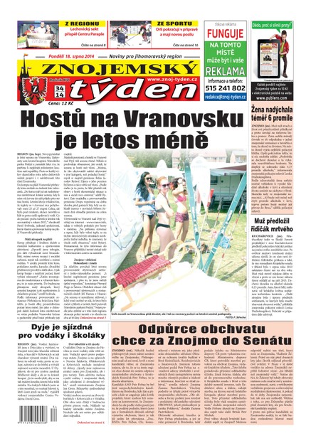 Znojemský týden Znojemský týden č. 34 / 2014