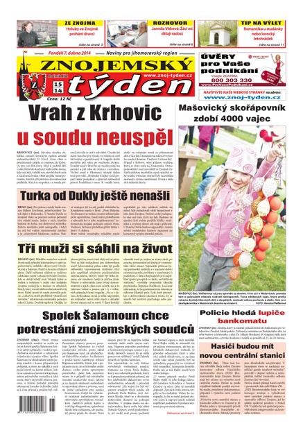 Znojemský týden Znojemský týden č. 15 / 2014